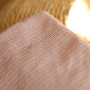Protector de Toalla Mini Stripe Rosa