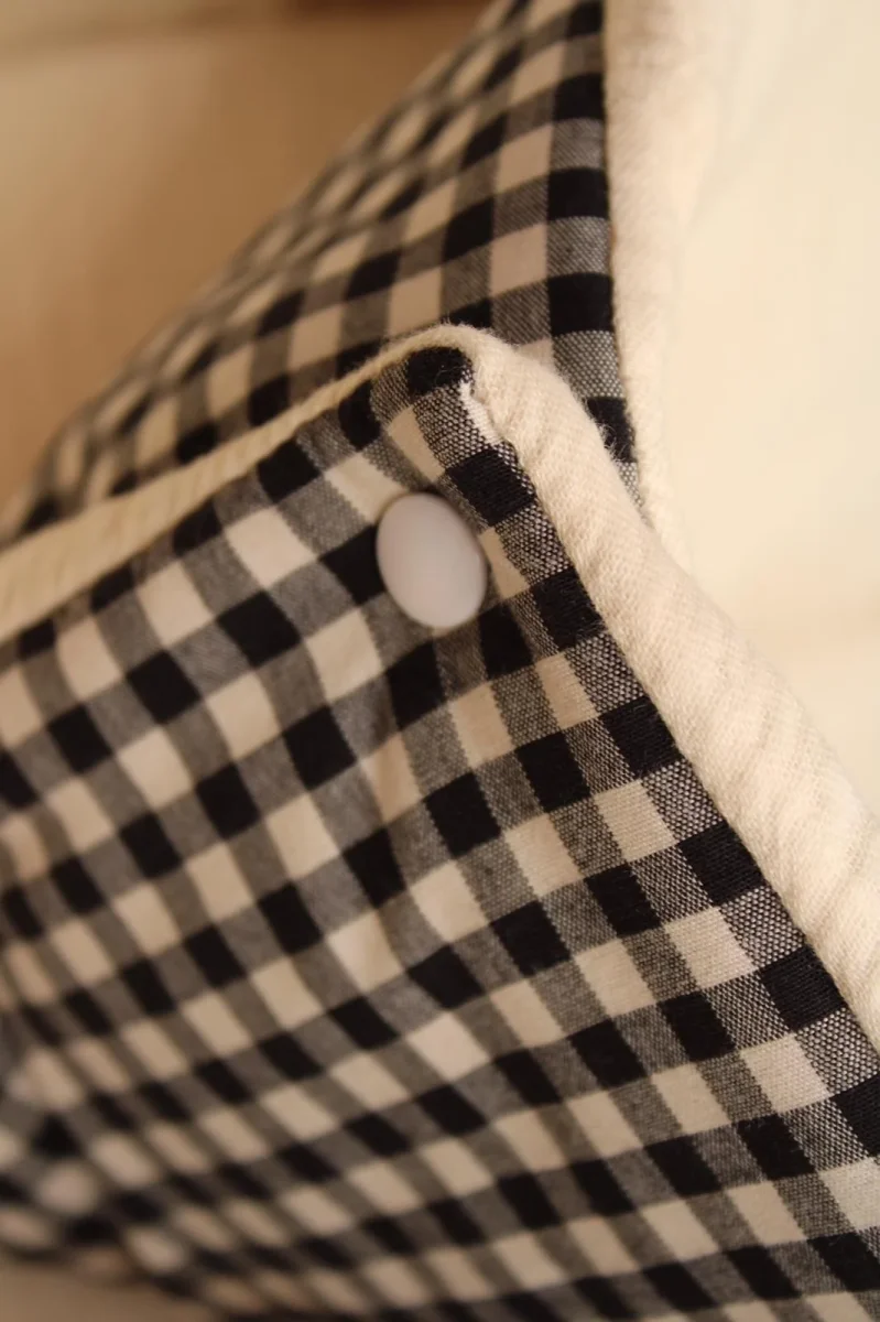Saco Capazo Vichy Classic + Gasa Cruda - Imagen 3