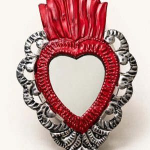 Corazón Hojalata Espejo