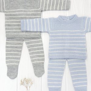 Conjunto tejido Alpaca Raya