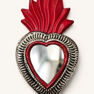 Corazón Hojalata Espejo