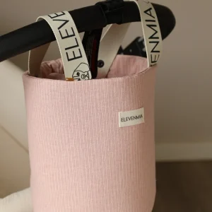Bolso Mandana Mini Stripe Rosa