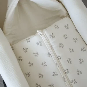 Saco Capazo Inti Gris + Gasa Cruda