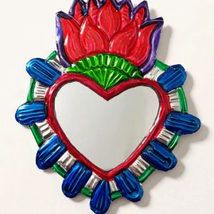 Corazón Hojalata Espejo