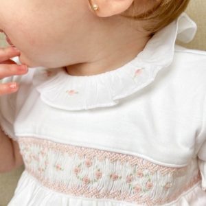 Vestido en algodón PIMA smock
