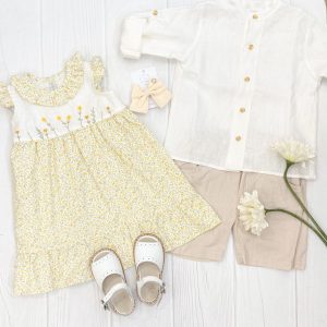 Vestido Peto Bordado Liberty