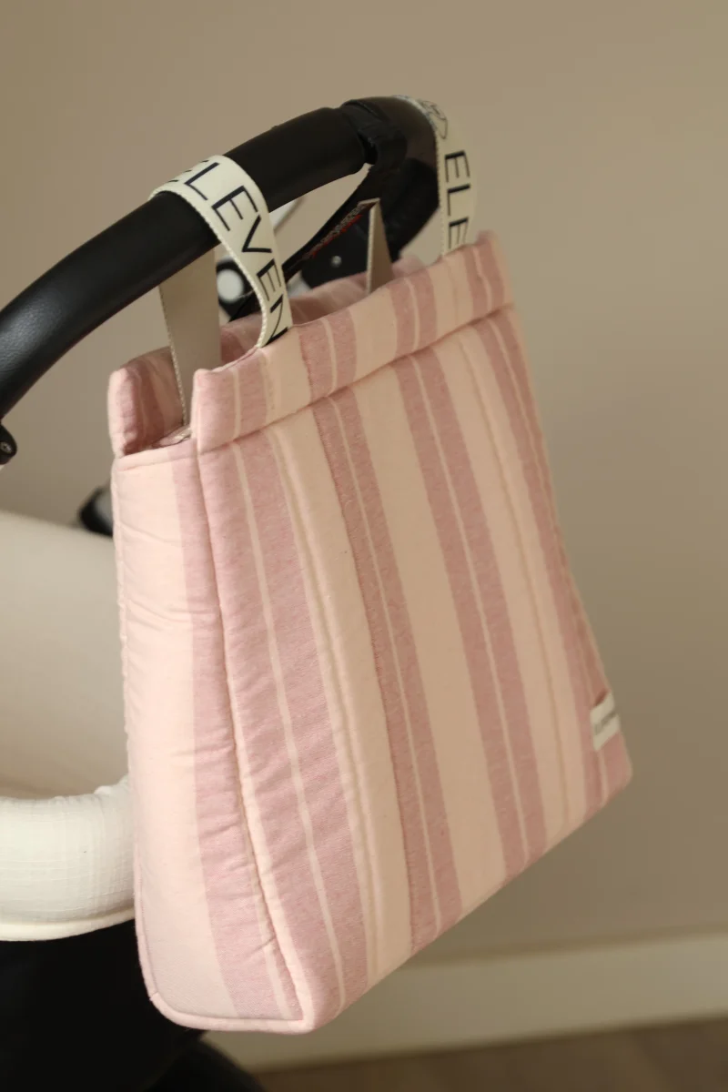 Bolso Big Stripe XL Rosa - Imagen 8