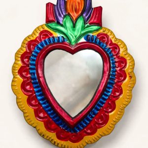 Corazón Hojalata con Espejo