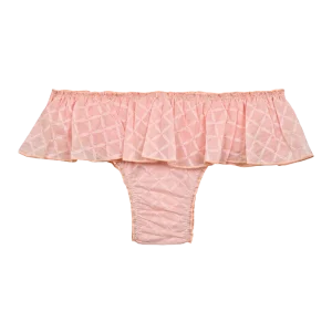Braga con volantes Candy Coral