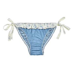 Braga lazos volantes Flower Denim