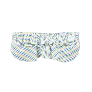 Bandeau con volantes Milrayas White