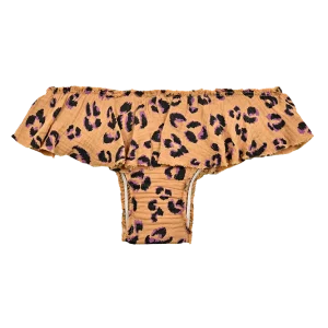 Braga con volantes Animal Print Sand