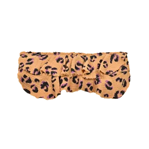 Bandeau con volantes Animal Print Sand