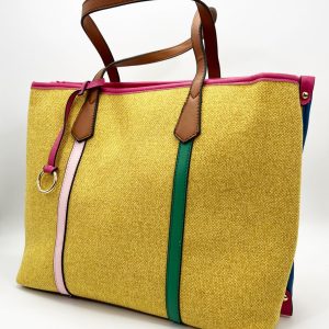 Bolso shopper lino
