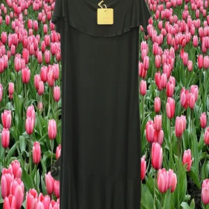 VESTIDO CORTO NEGRO TIRANTE