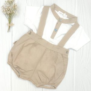 Short con tiradores PIMA Beige