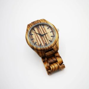 Reloj madera natural