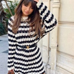 Vestido Calado Espiga