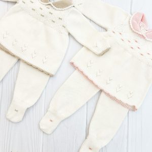 Conjunto tejido Baby Alpaca Amberes