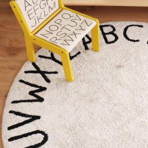 Alfombra lavable ABC – Natural