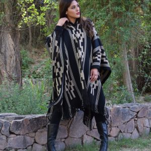 PONCHO ATADO A430 –  UN PAÑO – TRAMA Y URDIMBRE FINA – SOLO POR PEDIDO