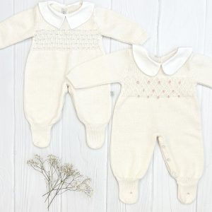 Enterito Tejido Baby Alpaca smock