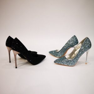 Stiletto de glitter