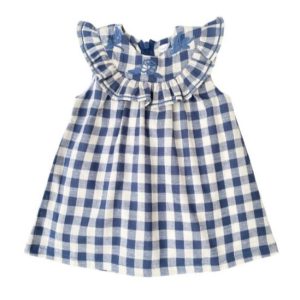 Vestido Vichy PIMA bordado