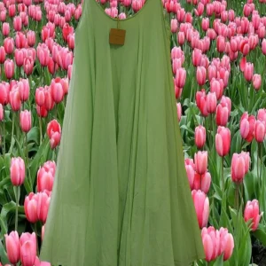 VESTIDO VERDE TIRANTES