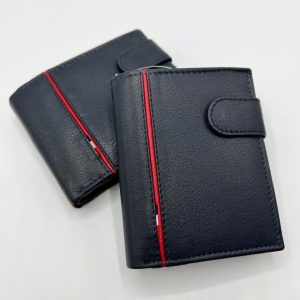Cartera Tarjetero Piel Hombre