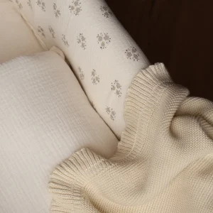 Vestidura Cochecito Inti Gris + Gasa Cruda Reversible