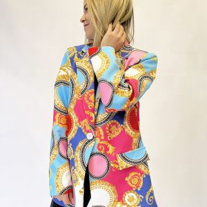 Blazer estampada