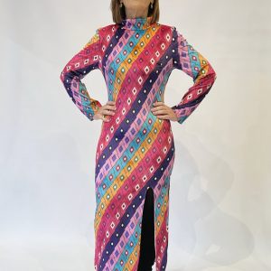 Vestido largo terciopelo