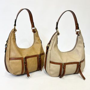 Bolso combinado media luna