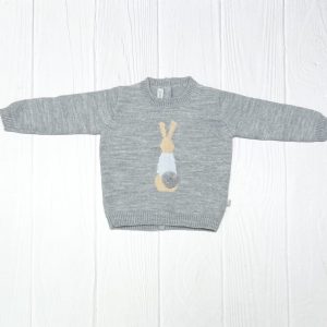 Sweater tejido Alpaca Bunny Tail Gris