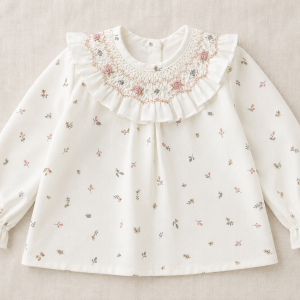 Camisa Smock Plumeti Liberty