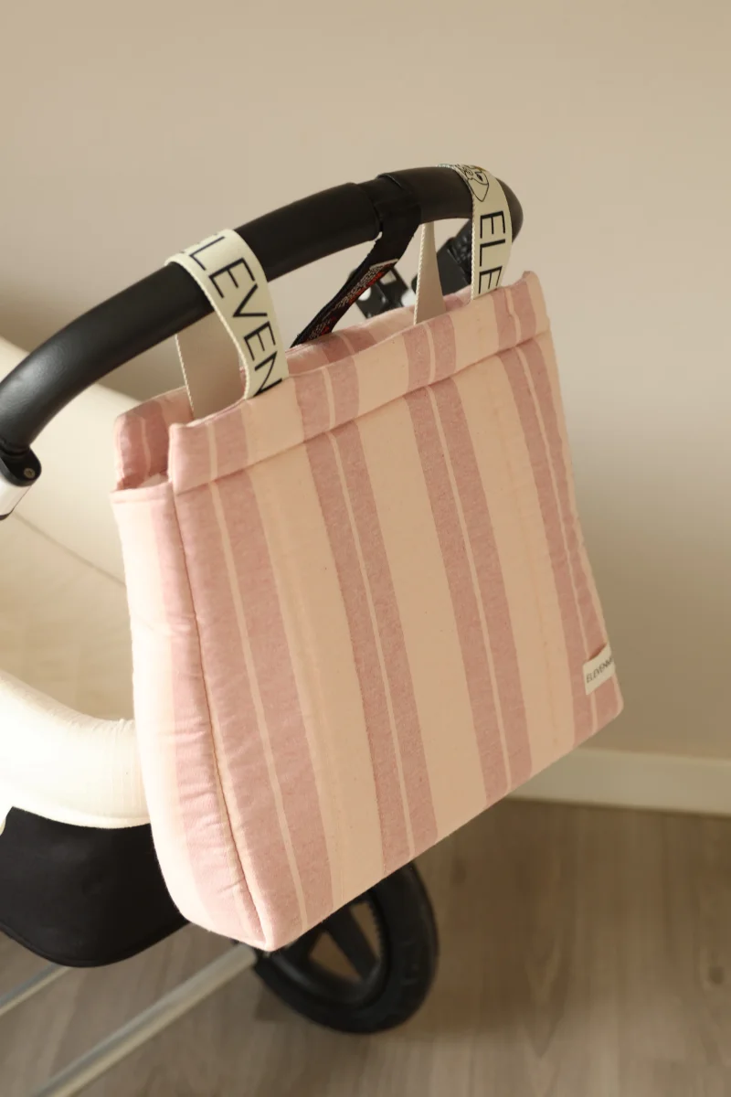 Bolso Big Stripe XL Rosa - Imagen 9