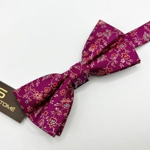 Pajarita Jacquard estampada