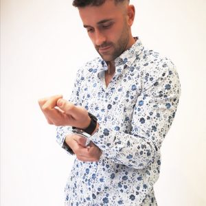 Camisa digital flowers