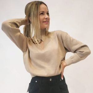 Jersey cuello alto