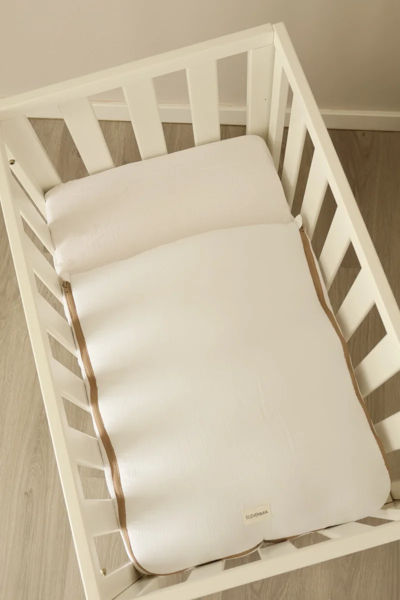 Saco Bajera Minicuna 80x50 Gasa Blanca - Imagen 2