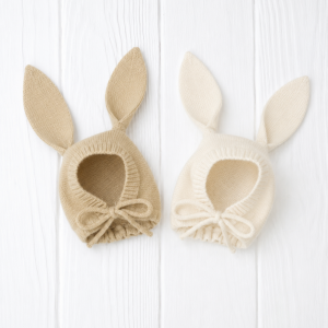 Gorro tejido Bunny en Alpaca