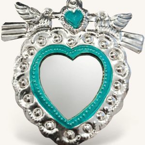 Corazón Hojalata Espejo