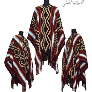 PONCHO ATADO A005  – UN PAÑO – TRAMA Y URDIMBRE FINA – DISPONIBLE