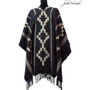 PONCHO ATADO A017  – UN PAÑO – TRAMA Y URDIMBRE FINA – SOLO POR PEDIDO