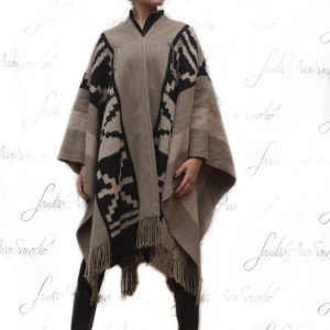 PONCHO ATADO A020 –  UN PAÑO – TRAMA Y URDIMBRE FINA – SOLO POR PEDIDO