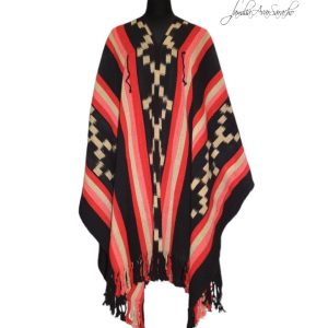 PONCHO ATADO A027 –  UN PAÑO – TRAMA Y URDIMBRE FINA – SOLO POR PEDIDO