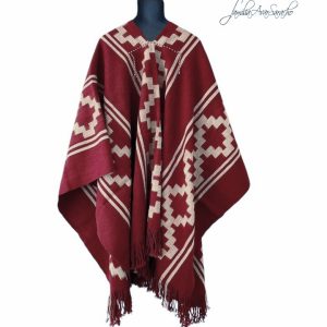 PONCHO ATADO A089/2 – UN PAÑO – TRAMA Y URDIMBRE FINA – SOLO POR PEDIDO