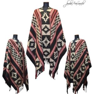PONCHO ATADO A092 –  UN PAÑO – TRAMA Y URDIMBRE FINA – DISPONIBLE