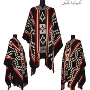 PONCHO ATADO A205 – UN PAÑO. TRAMA FINA, URDIMBRE FINA DISPONIBLE